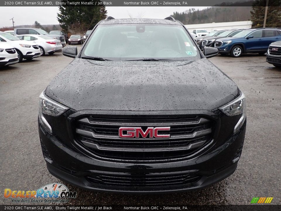 2020 GMC Terrain SLE AWD Ebony Twilight Metallic / Jet Black Photo #2