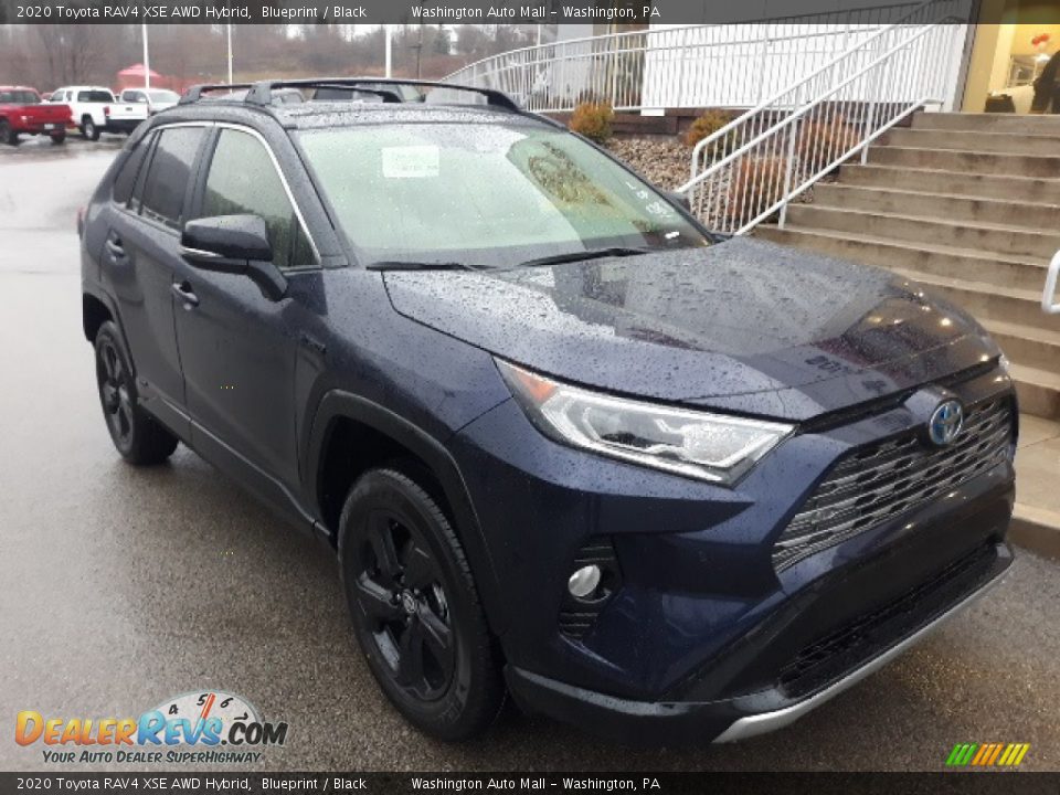2020 Toyota RAV4 XSE AWD Hybrid Blueprint / Black Photo #1