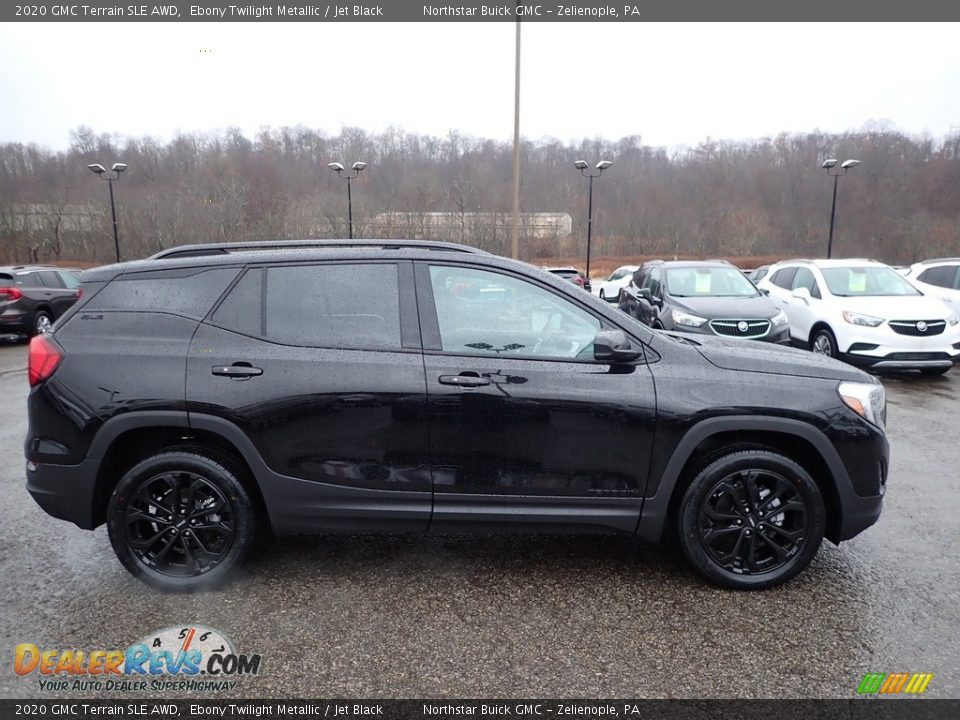2020 GMC Terrain SLE AWD Ebony Twilight Metallic / Jet Black Photo #4