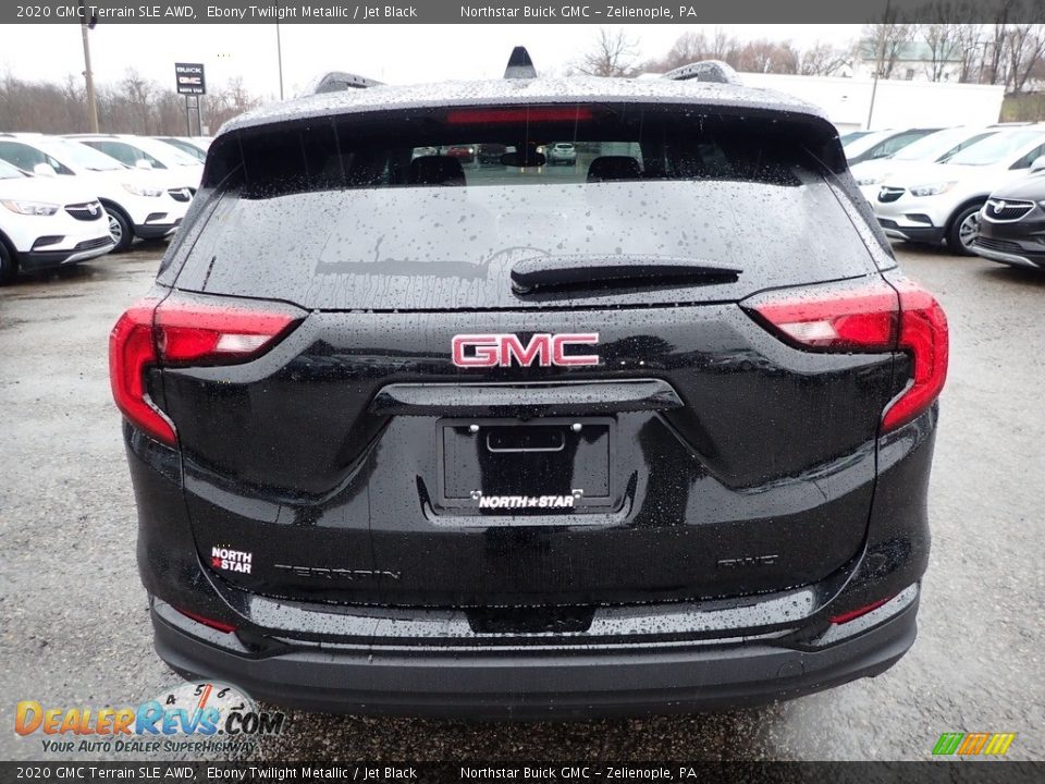 2020 GMC Terrain SLE AWD Ebony Twilight Metallic / Jet Black Photo #6