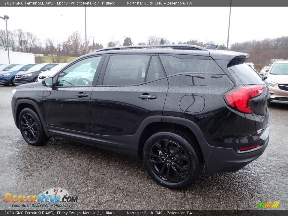 2020 GMC Terrain SLE AWD Ebony Twilight Metallic / Jet Black Photo #8