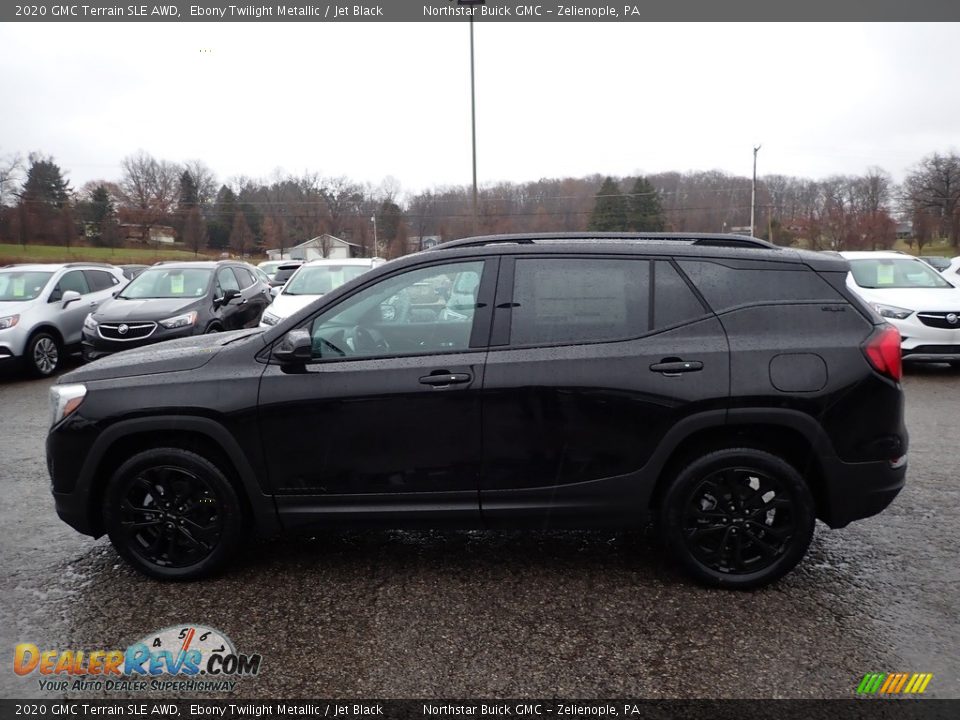 2020 GMC Terrain SLE AWD Ebony Twilight Metallic / Jet Black Photo #9