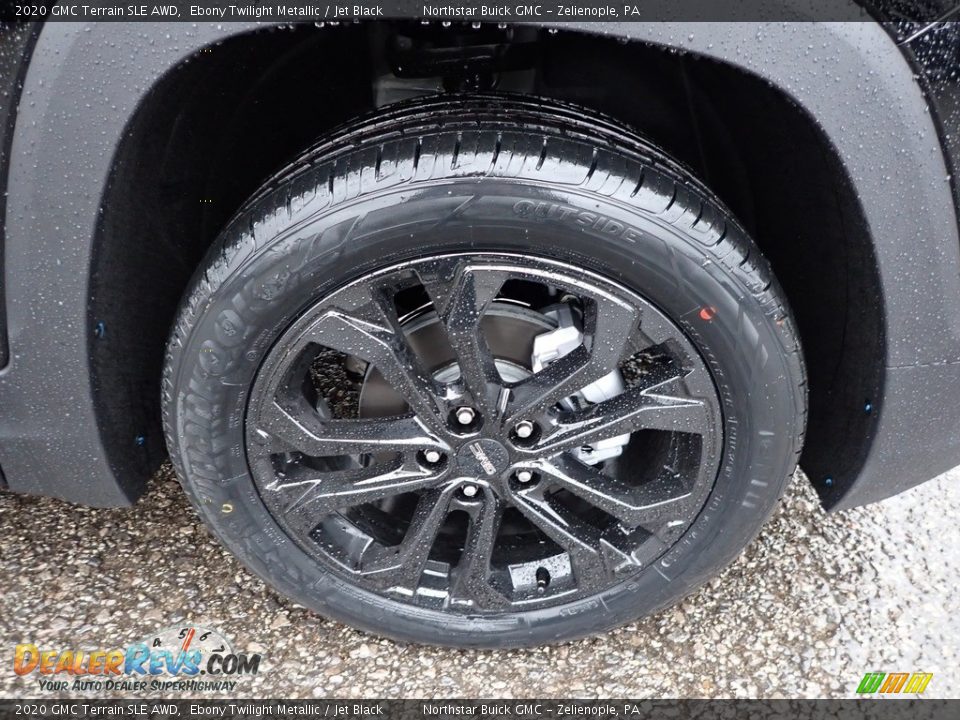 2020 GMC Terrain SLE AWD Ebony Twilight Metallic / Jet Black Photo #10