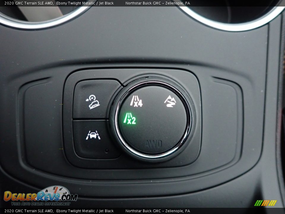 2020 GMC Terrain SLE AWD Ebony Twilight Metallic / Jet Black Photo #17