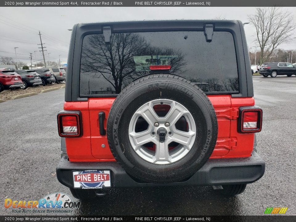2020 Jeep Wrangler Unlimited Sport 4x4 Firecracker Red / Black Photo #5