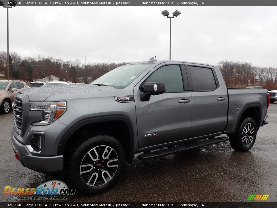 2020 GMC Sierra 1500 AT4 Crew Cab 4WD Satin Steel Metallic / Jet Black Photo #1
