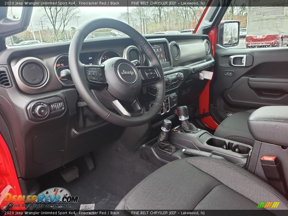 2020 Jeep Wrangler Unlimited Sport 4x4 Firecracker Red / Black Photo #7
