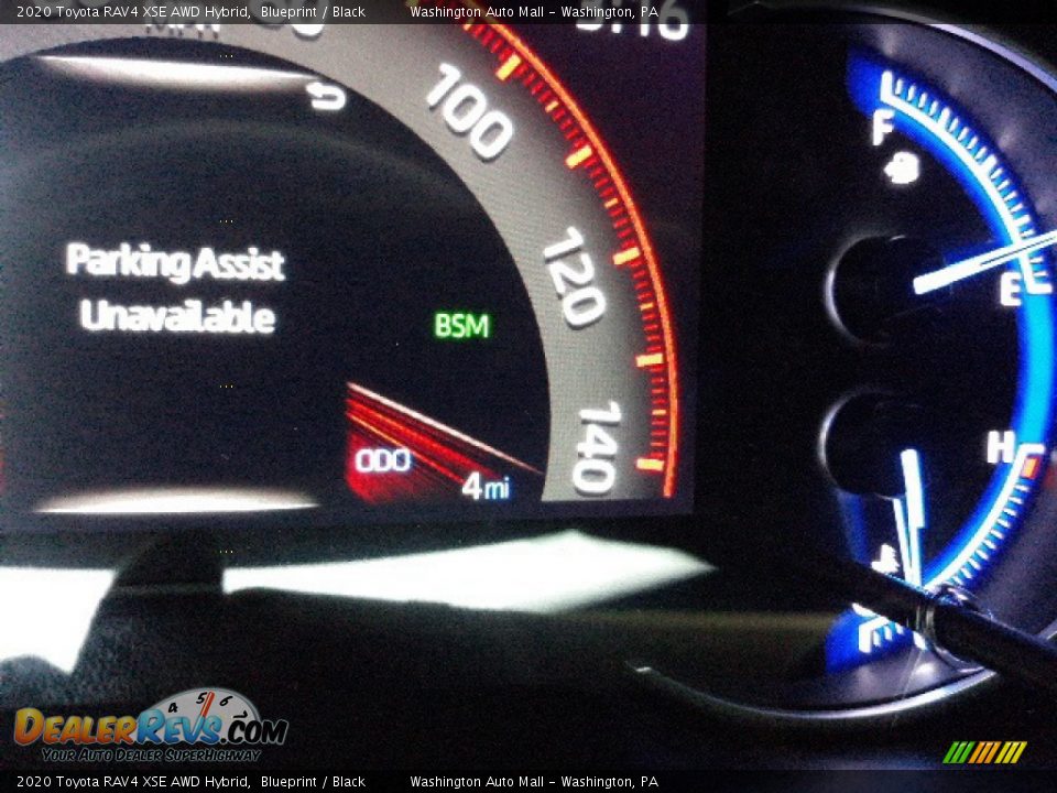 2020 Toyota RAV4 XSE AWD Hybrid Blueprint / Black Photo #23