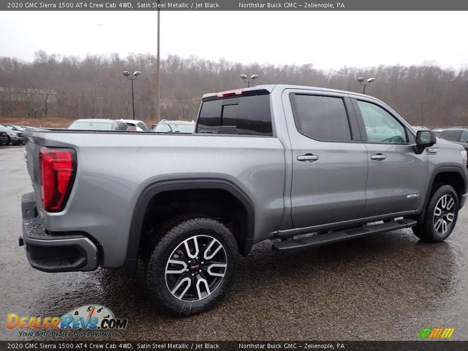 2020 GMC Sierra 1500 AT4 Crew Cab 4WD Satin Steel Metallic / Jet Black Photo #5