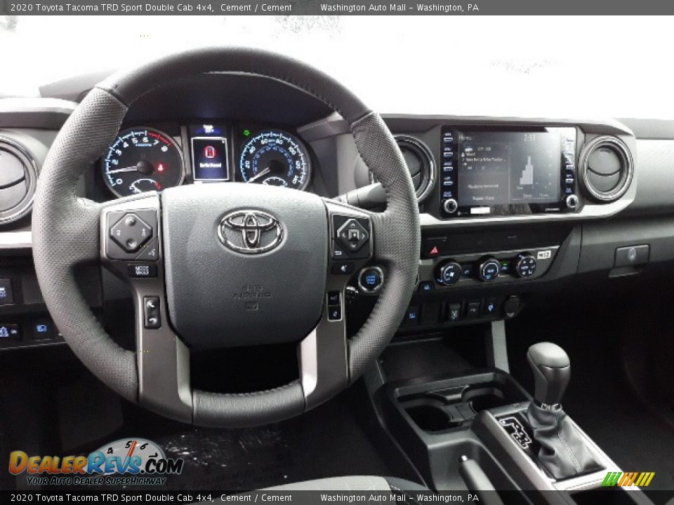 Dashboard of 2020 Toyota Tacoma TRD Sport Double Cab 4x4 Photo #3