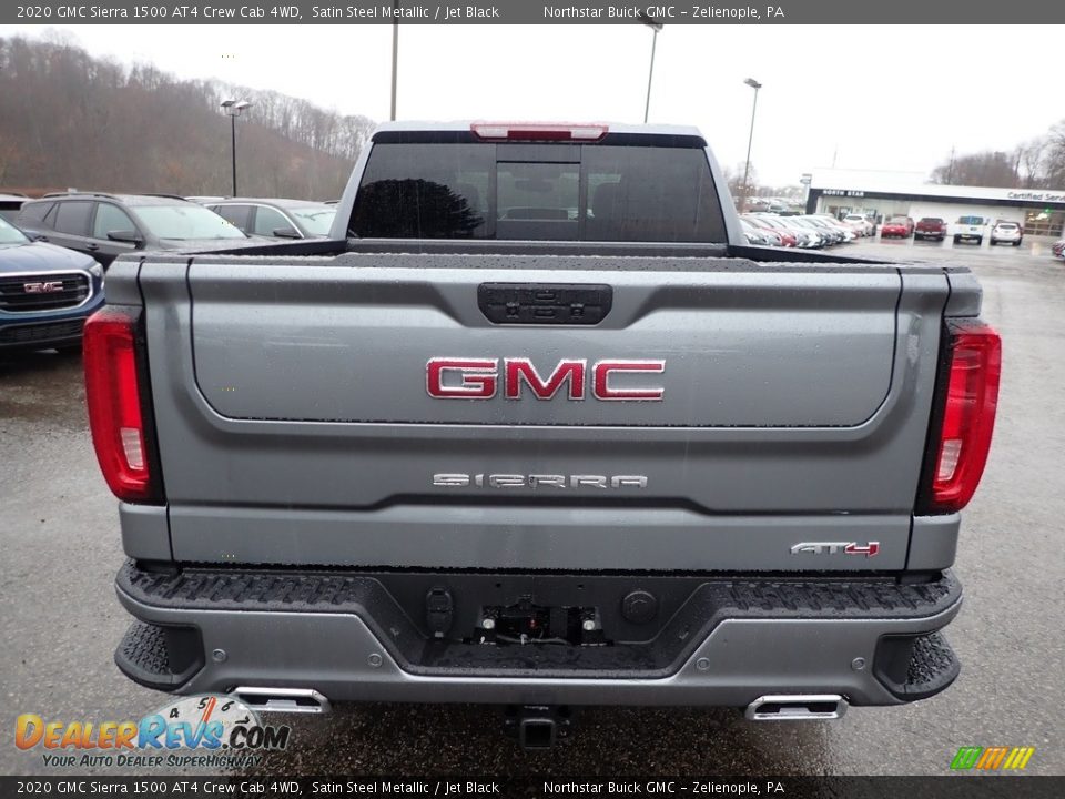 2020 GMC Sierra 1500 AT4 Crew Cab 4WD Satin Steel Metallic / Jet Black Photo #6