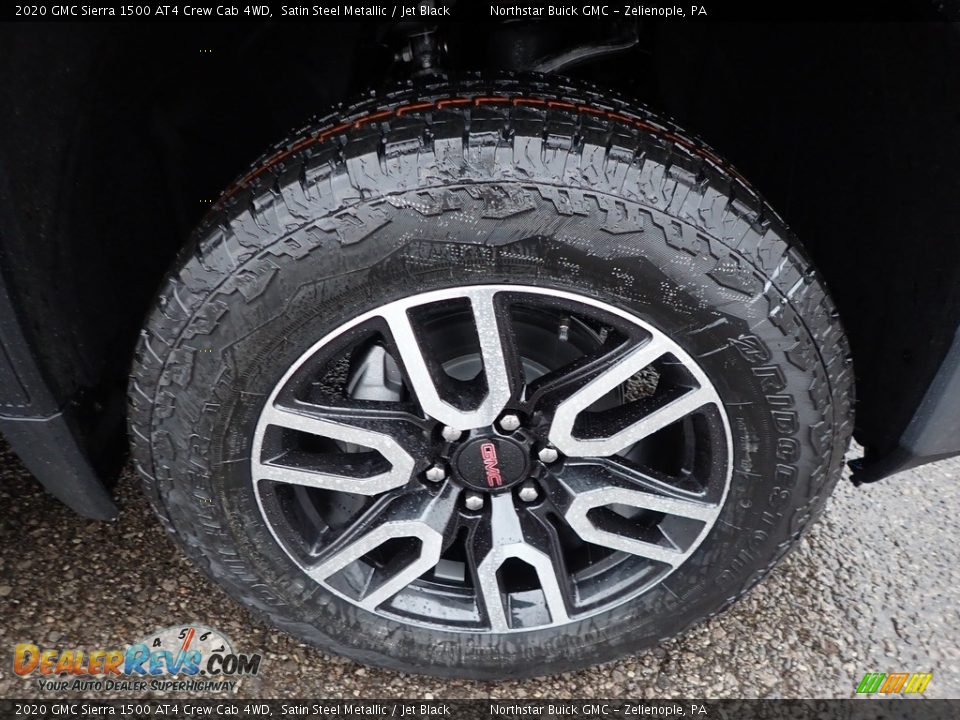 2020 GMC Sierra 1500 AT4 Crew Cab 4WD Satin Steel Metallic / Jet Black Photo #9