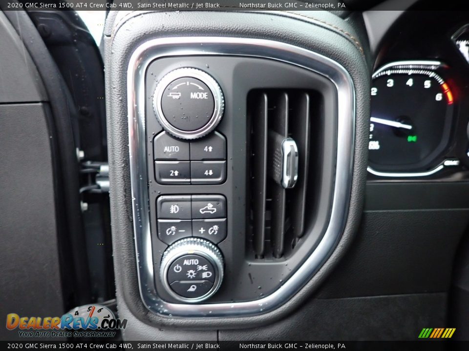 2020 GMC Sierra 1500 AT4 Crew Cab 4WD Satin Steel Metallic / Jet Black Photo #11