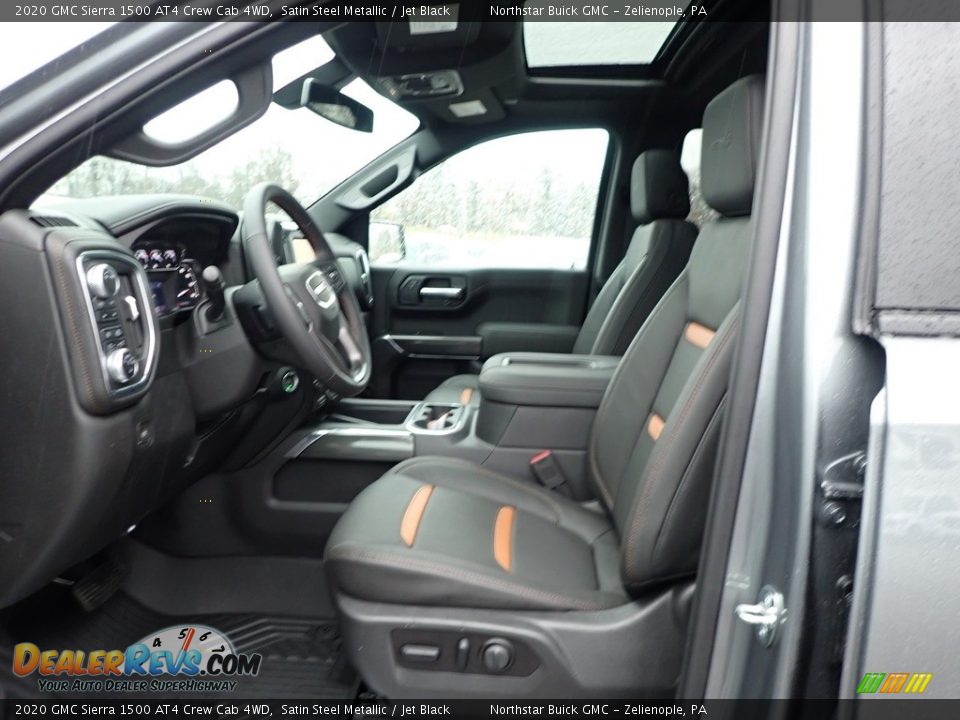 2020 GMC Sierra 1500 AT4 Crew Cab 4WD Satin Steel Metallic / Jet Black Photo #12