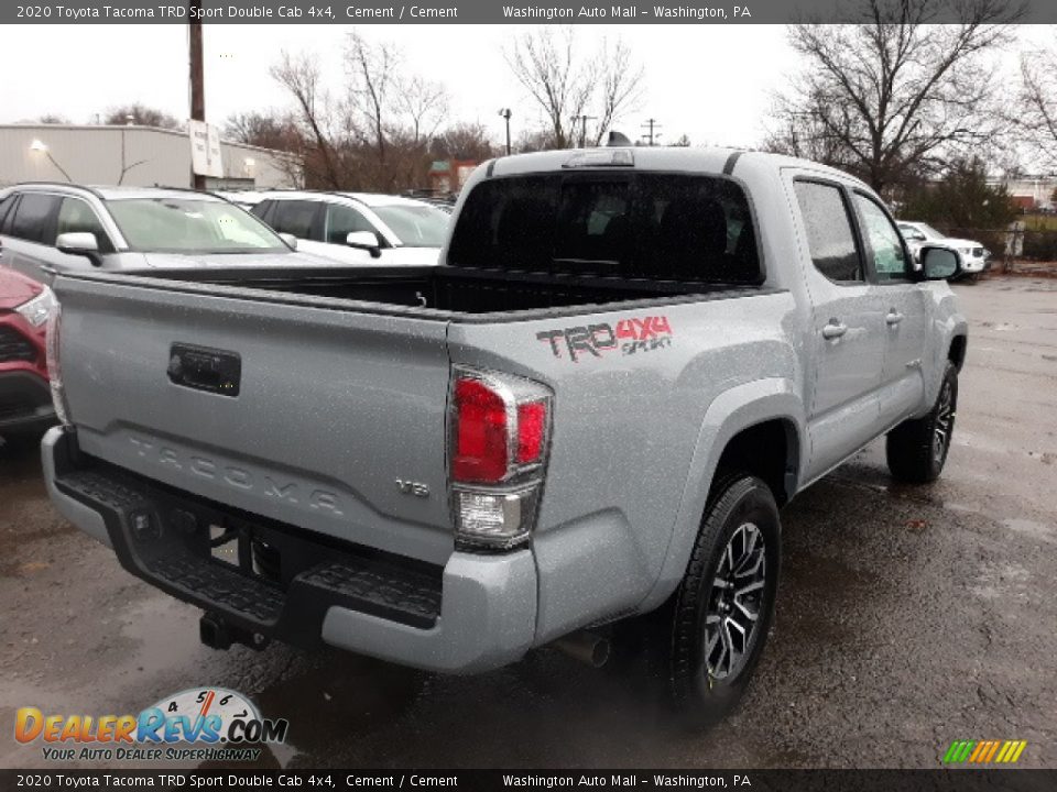 2020 Toyota Tacoma TRD Sport Double Cab 4x4 Cement / Cement Photo #12