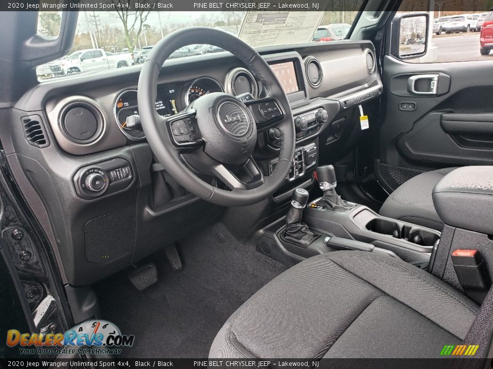 Front Seat of 2020 Jeep Wrangler Unlimited Sport 4x4 Photo #7