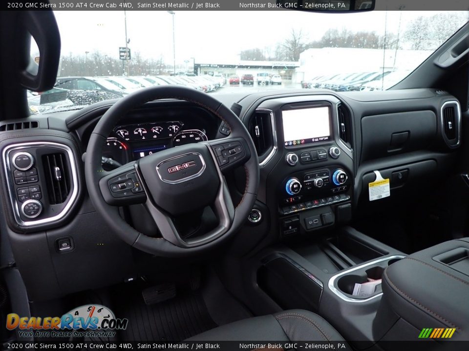 2020 GMC Sierra 1500 AT4 Crew Cab 4WD Satin Steel Metallic / Jet Black Photo #14