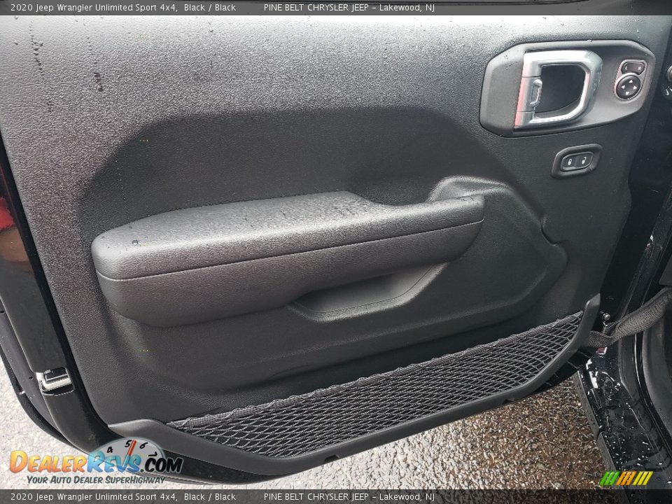2020 Jeep Wrangler Unlimited Sport 4x4 Black / Black Photo #8
