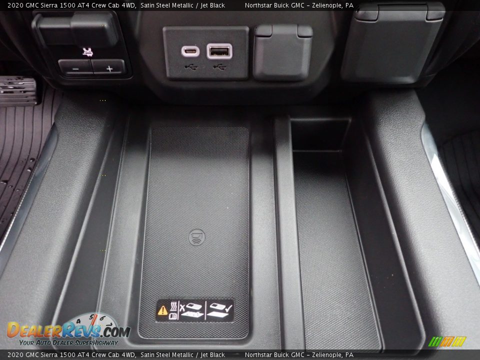 2020 GMC Sierra 1500 AT4 Crew Cab 4WD Satin Steel Metallic / Jet Black Photo #17