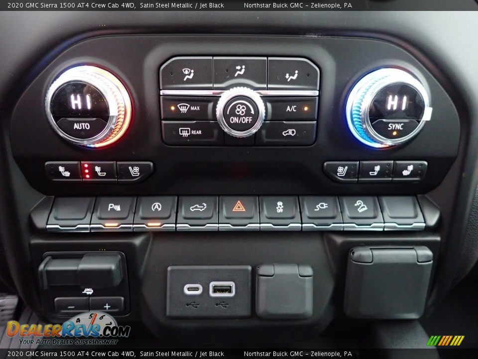 2020 GMC Sierra 1500 AT4 Crew Cab 4WD Satin Steel Metallic / Jet Black Photo #18