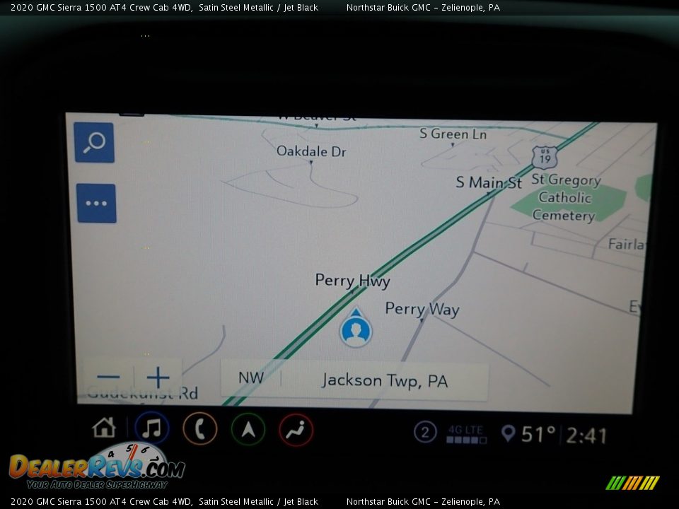 2020 GMC Sierra 1500 AT4 Crew Cab 4WD Satin Steel Metallic / Jet Black Photo #19