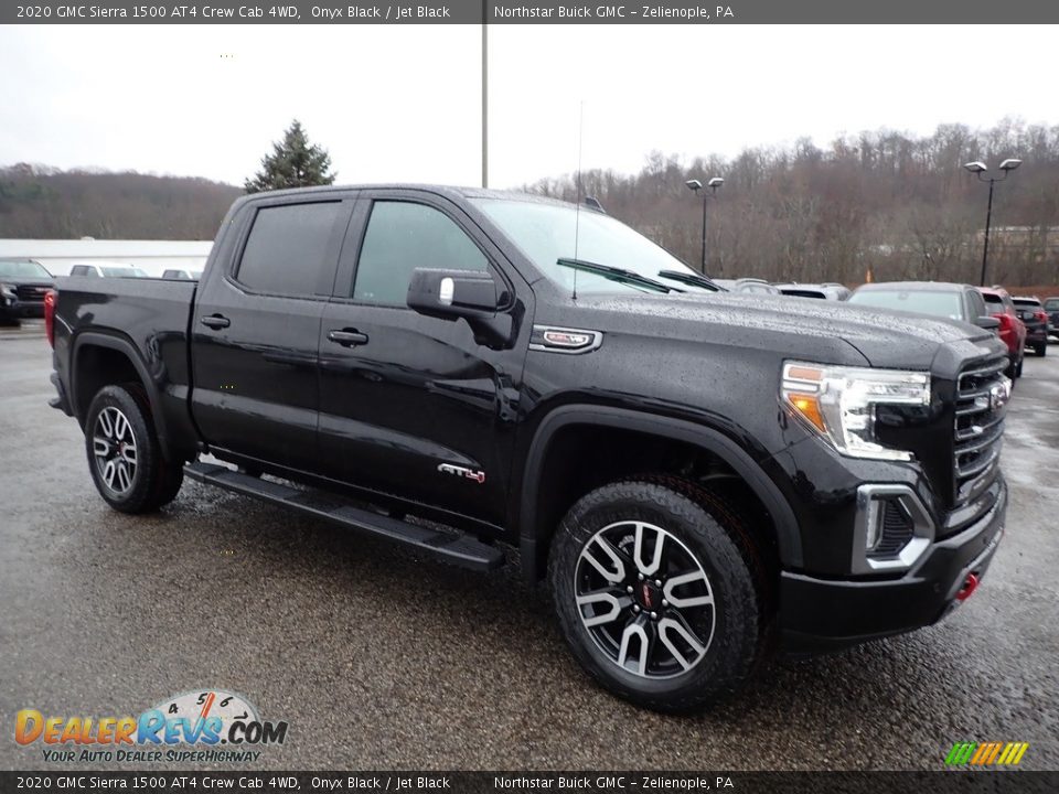 Onyx Black 2020 GMC Sierra 1500 AT4 Crew Cab 4WD Photo #3