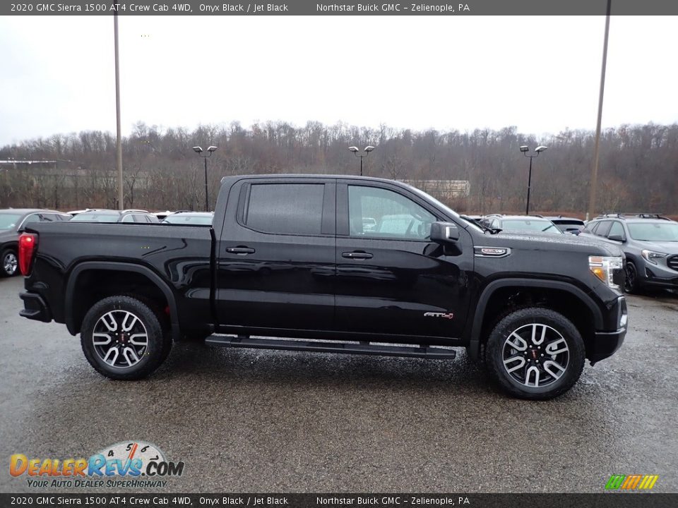 Onyx Black 2020 GMC Sierra 1500 AT4 Crew Cab 4WD Photo #4