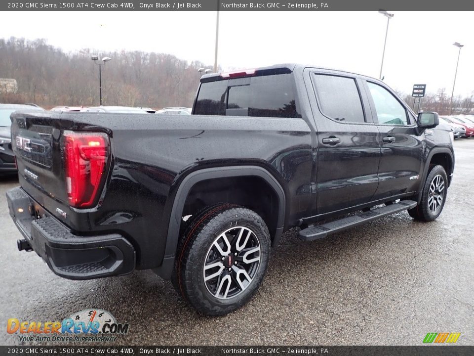 2020 GMC Sierra 1500 AT4 Crew Cab 4WD Onyx Black / Jet Black Photo #5