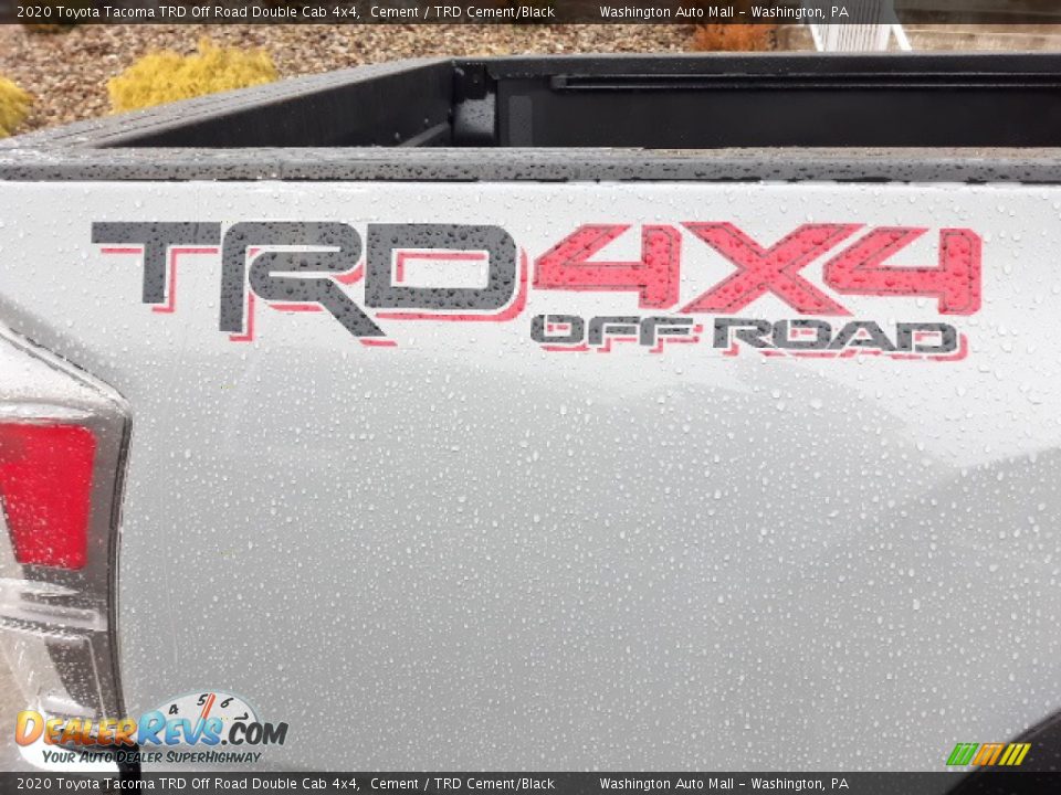2020 Toyota Tacoma TRD Off Road Double Cab 4x4 Cement / TRD Cement/Black Photo #8
