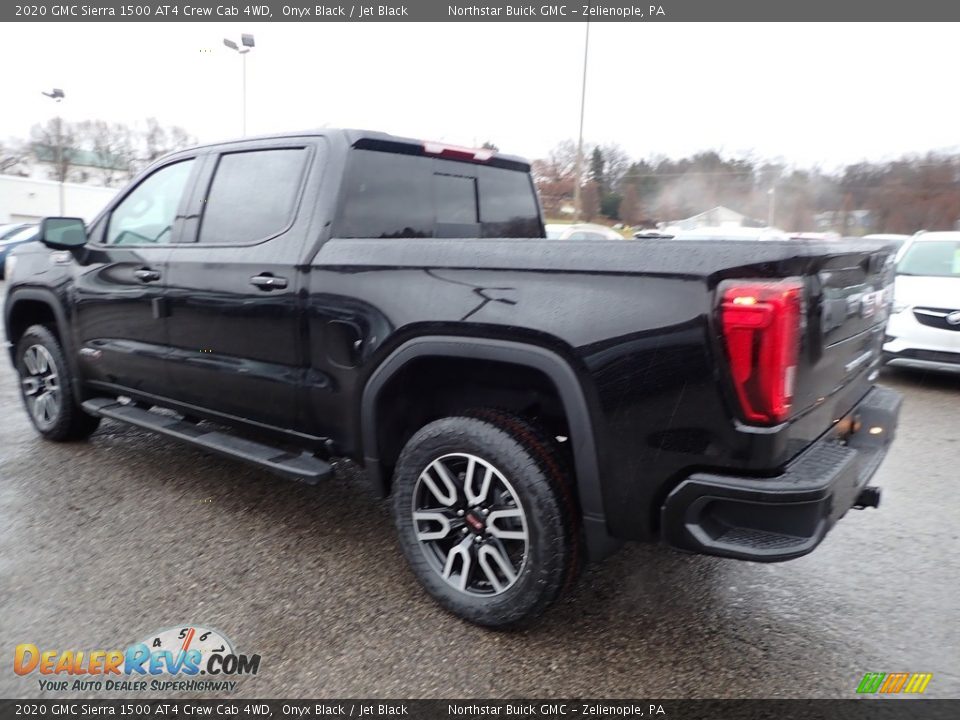 2020 GMC Sierra 1500 AT4 Crew Cab 4WD Onyx Black / Jet Black Photo #7