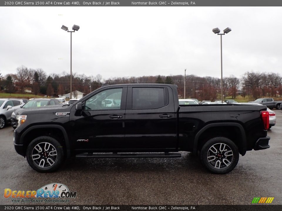 2020 GMC Sierra 1500 AT4 Crew Cab 4WD Onyx Black / Jet Black Photo #8