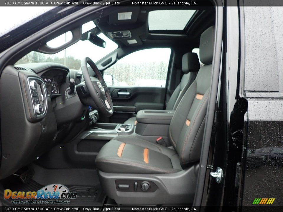 Front Seat of 2020 GMC Sierra 1500 AT4 Crew Cab 4WD Photo #12