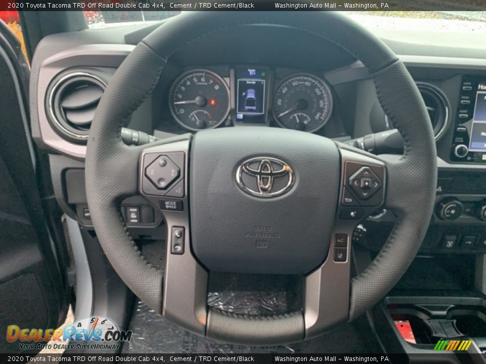 2020 Toyota Tacoma TRD Off Road Double Cab 4x4 Steering Wheel Photo #10