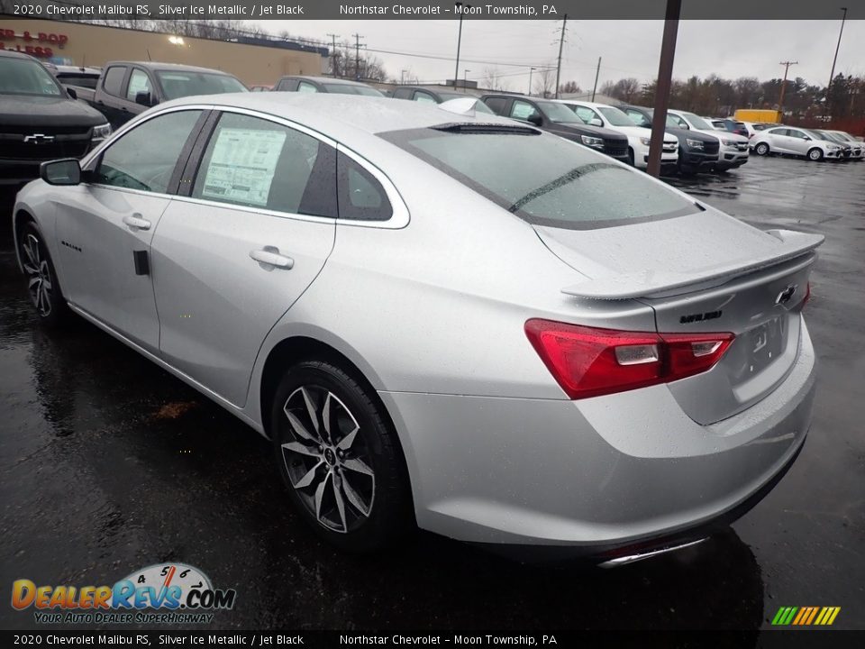 2020 Chevrolet Malibu RS Silver Ice Metallic / Jet Black Photo #3