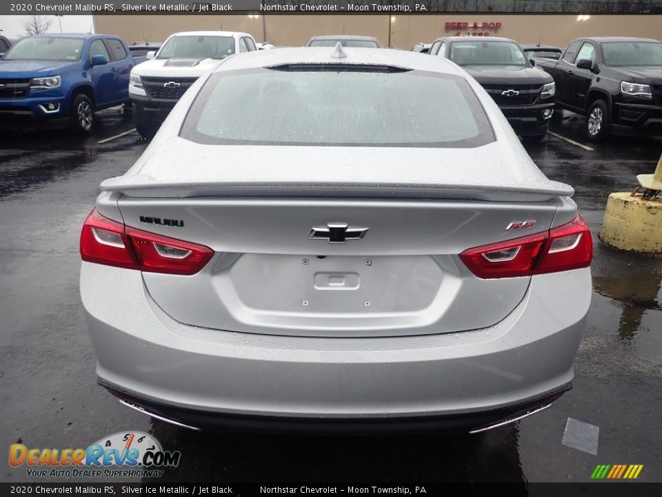 2020 Chevrolet Malibu RS Silver Ice Metallic / Jet Black Photo #4