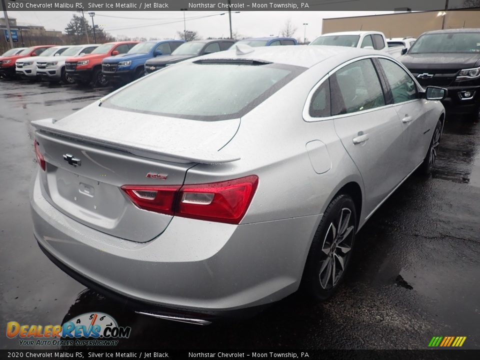 2020 Chevrolet Malibu RS Silver Ice Metallic / Jet Black Photo #5
