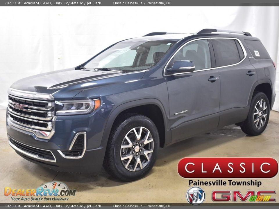 2020 GMC Acadia SLE AWD Dark Sky Metallic / Jet Black Photo #1