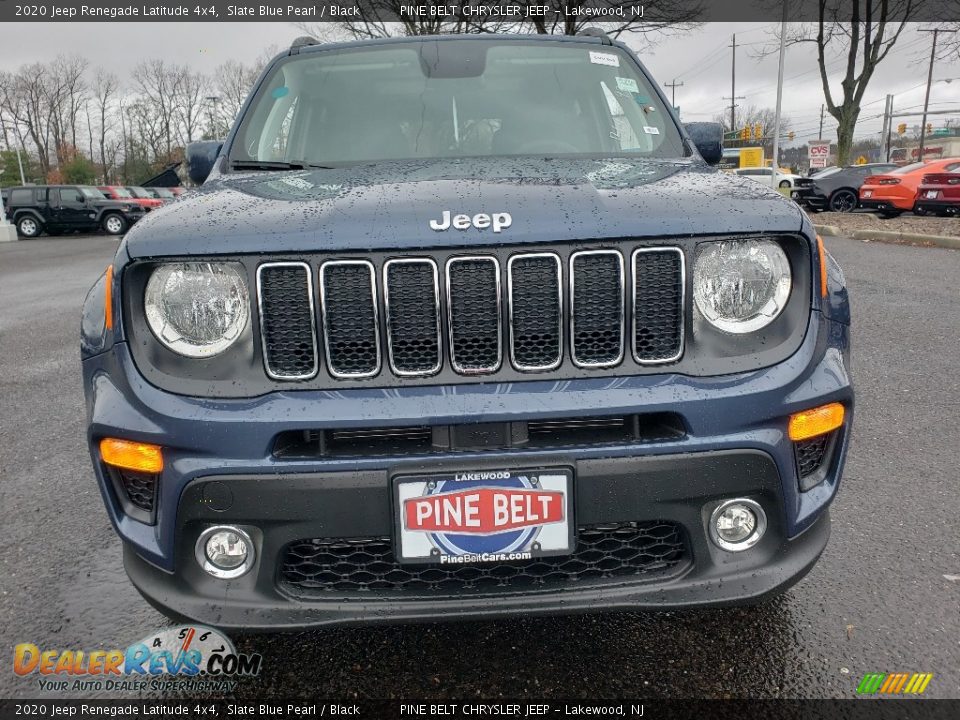 2020 Jeep Renegade Latitude 4x4 Slate Blue Pearl / Black Photo #2