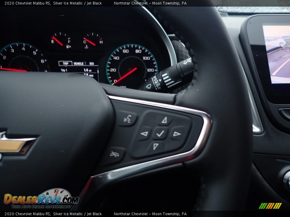 2020 Chevrolet Malibu RS Silver Ice Metallic / Jet Black Photo #18