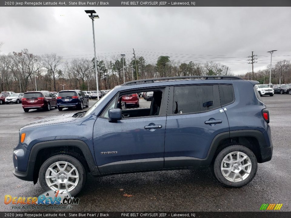 2020 Jeep Renegade Latitude 4x4 Slate Blue Pearl / Black Photo #3