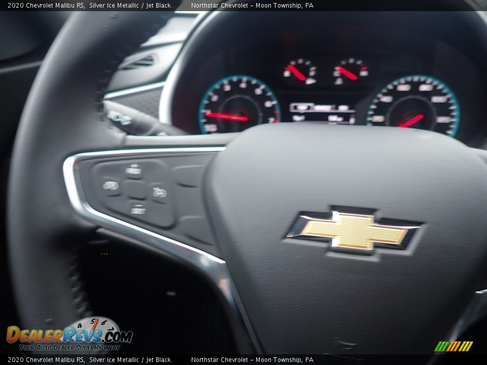 2020 Chevrolet Malibu RS Silver Ice Metallic / Jet Black Photo #19