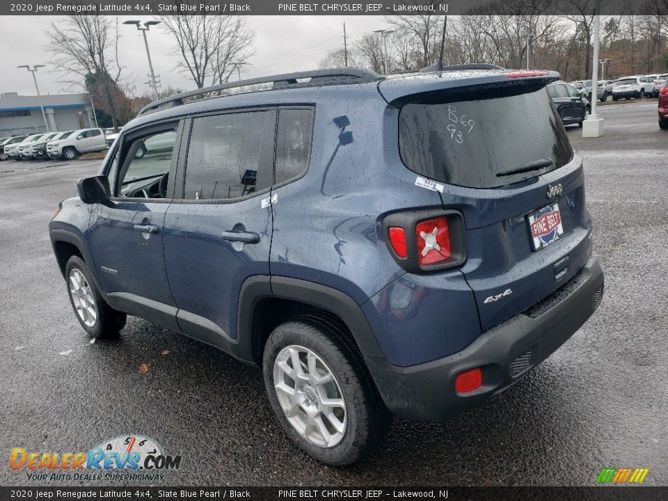 2020 Jeep Renegade Latitude 4x4 Slate Blue Pearl / Black Photo #4