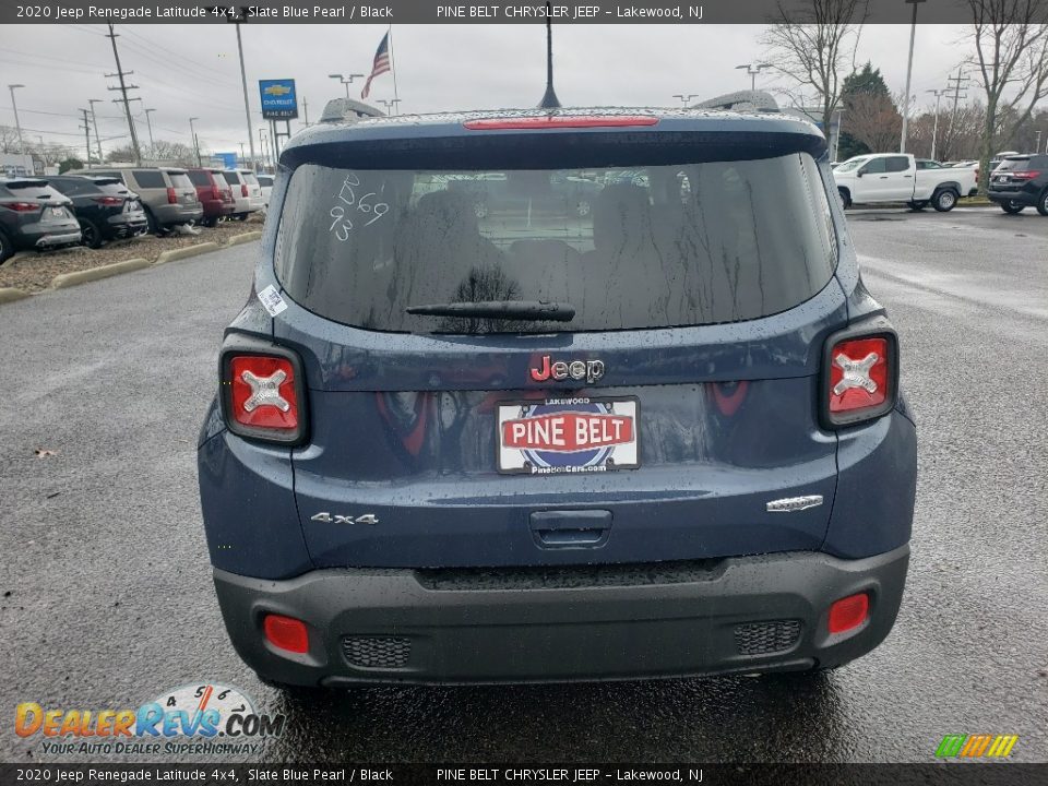 2020 Jeep Renegade Latitude 4x4 Slate Blue Pearl / Black Photo #5