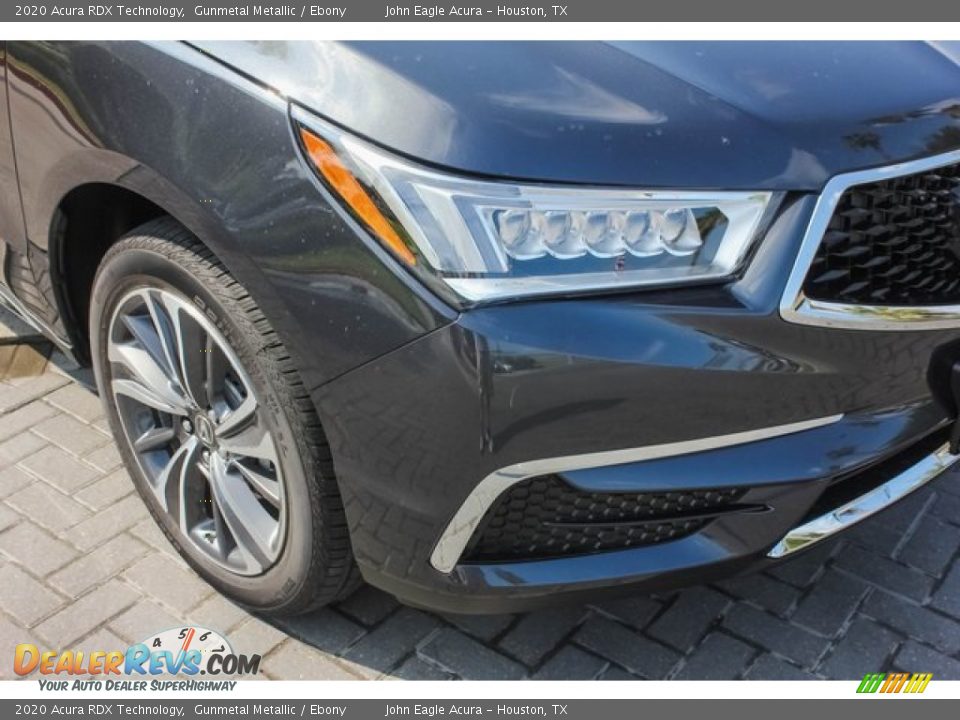2020 Acura RDX Technology Gunmetal Metallic / Ebony Photo #10