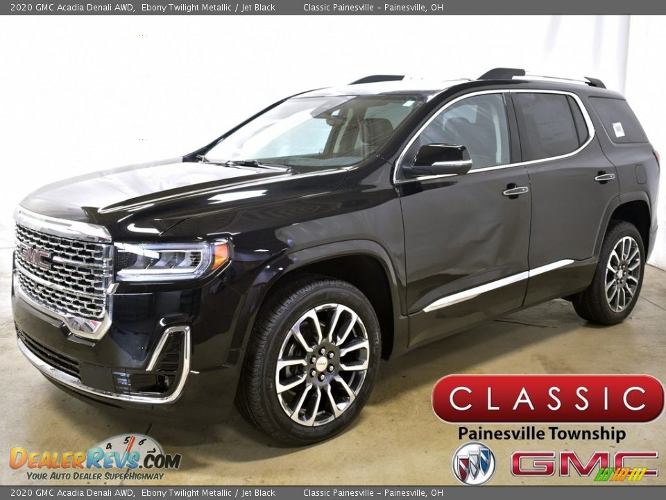 2020 GMC Acadia Denali AWD Ebony Twilight Metallic / Jet Black Photo #1