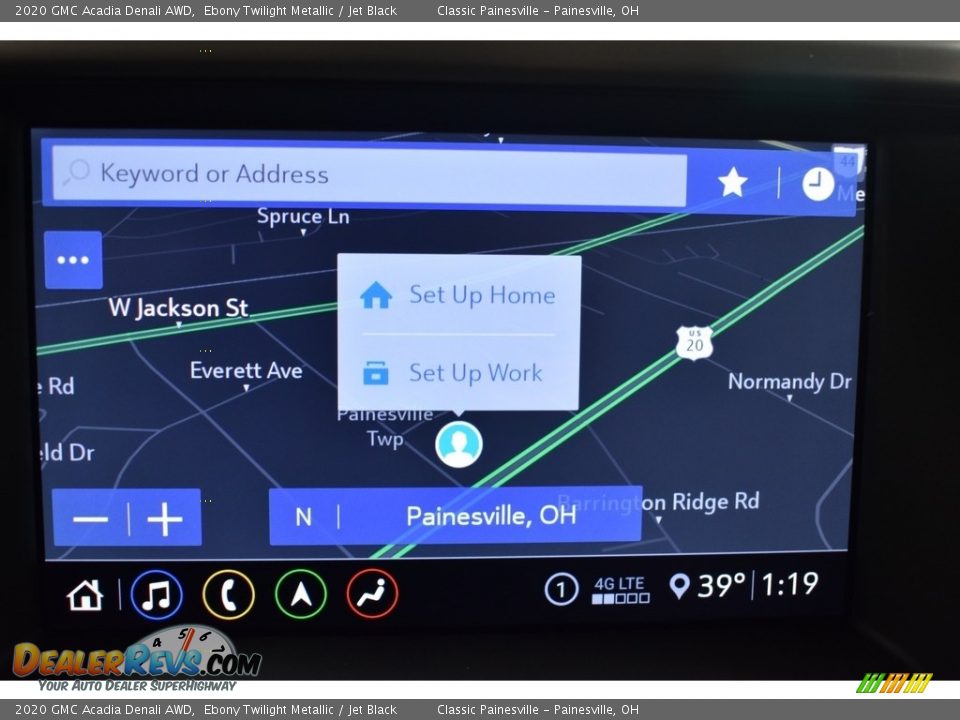 2020 GMC Acadia Denali AWD Ebony Twilight Metallic / Jet Black Photo #3