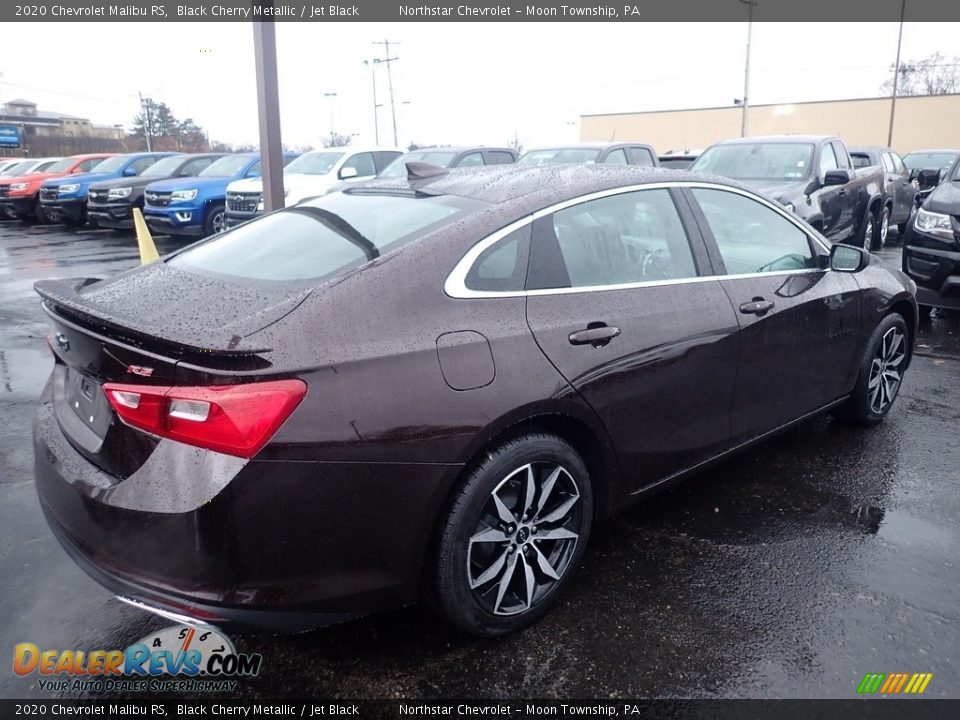 2020 Chevrolet Malibu RS Black Cherry Metallic / Jet Black Photo #4