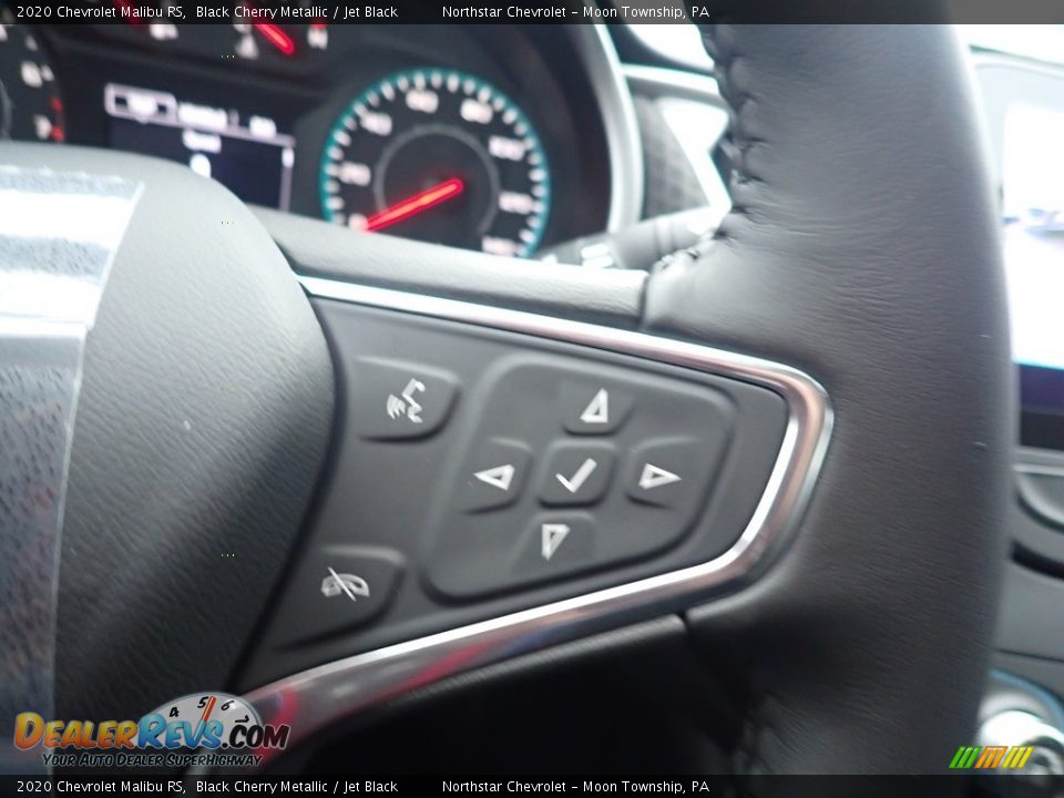 2020 Chevrolet Malibu RS Black Cherry Metallic / Jet Black Photo #17