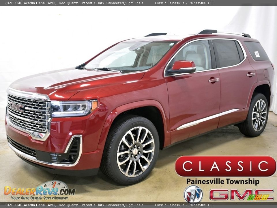 2020 GMC Acadia Denali AWD Red Quartz Tintcoat / Dark Galvanized/Light Shale Photo #1