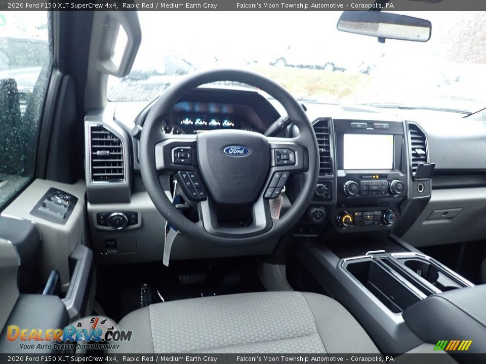 2020 Ford F150 XLT SuperCrew 4x4 Rapid Red / Medium Earth Gray Photo #9